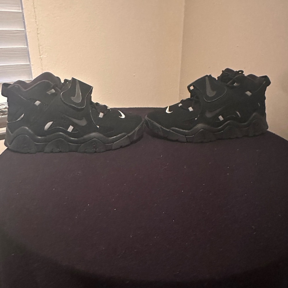 Rare Nike Air Barrage Mid Black Size 13